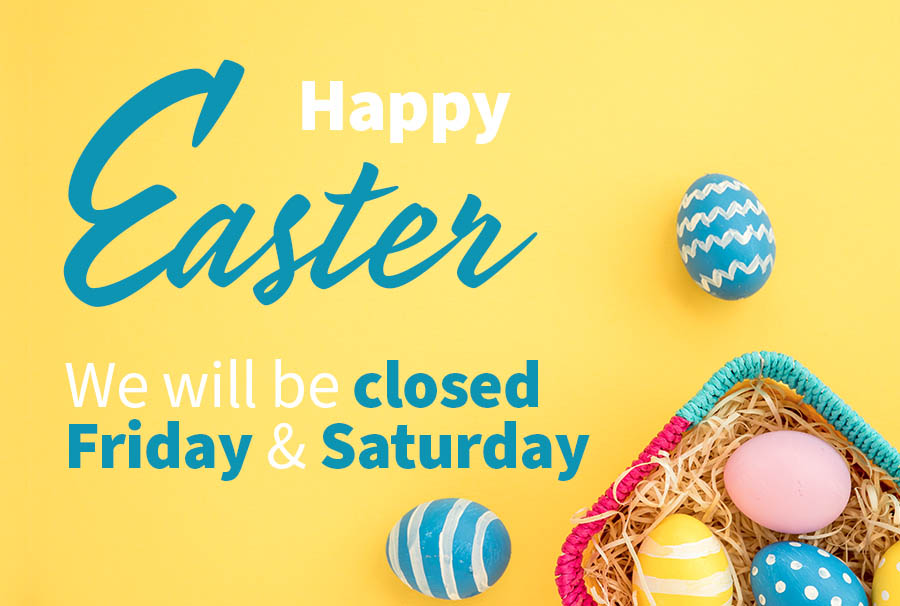 Closed for Easter
