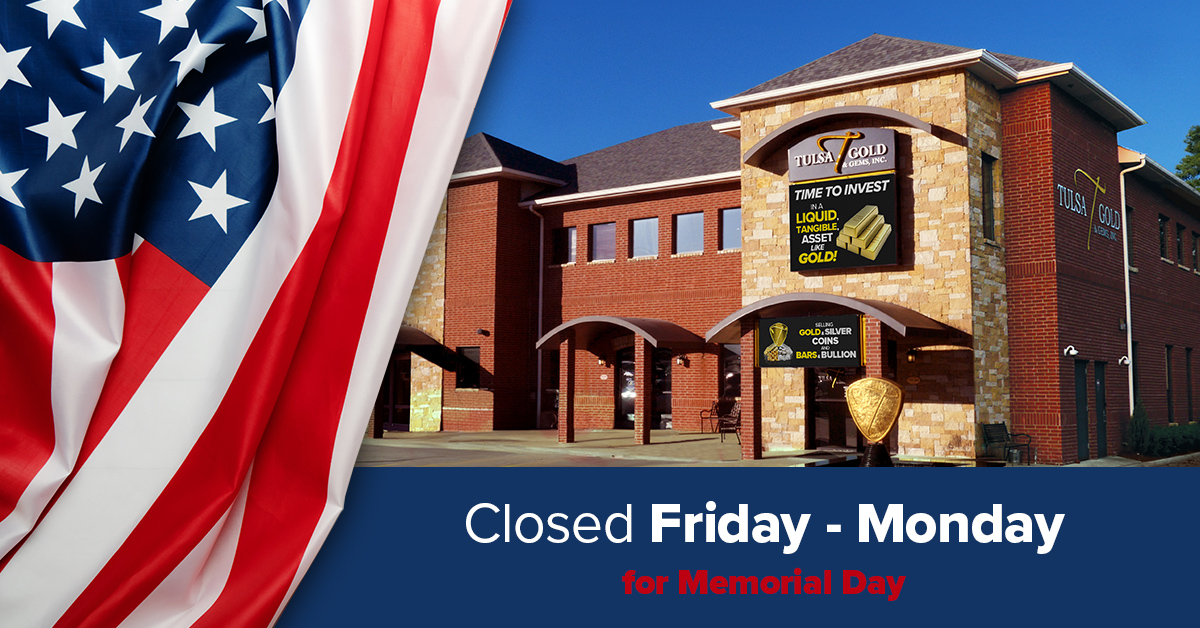Closed for Memorial Day