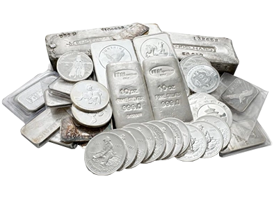 Silver Coins + Bullion