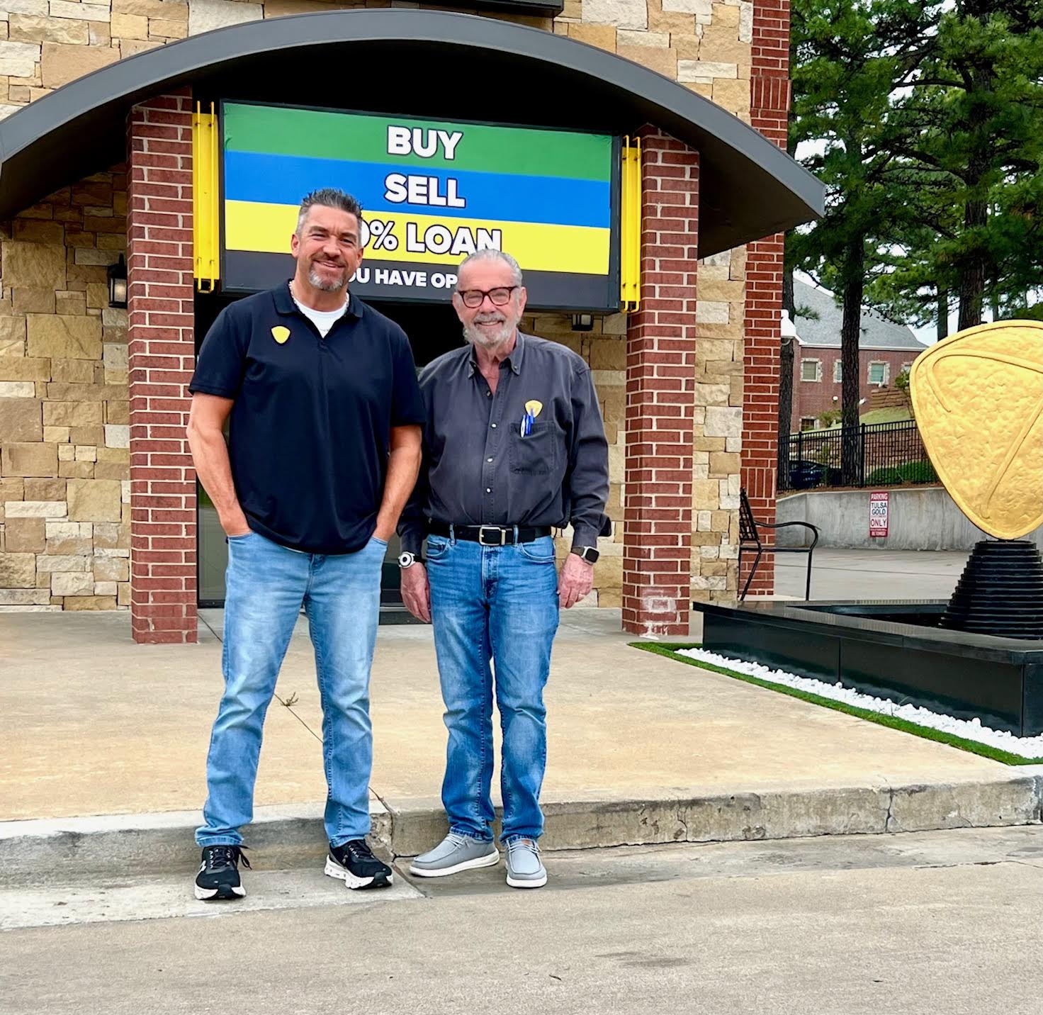 Tulsa Gold & Gems Founders E.W. Fisher and Spencer Fisher